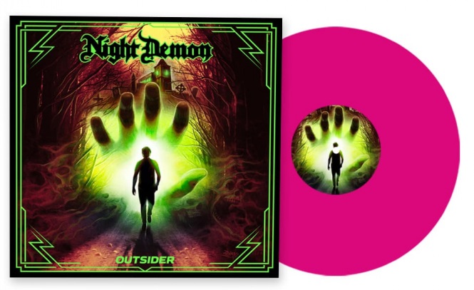 Night Demon - 'Outsider' Ltd Ed. Magenta (only 500 worldwide)